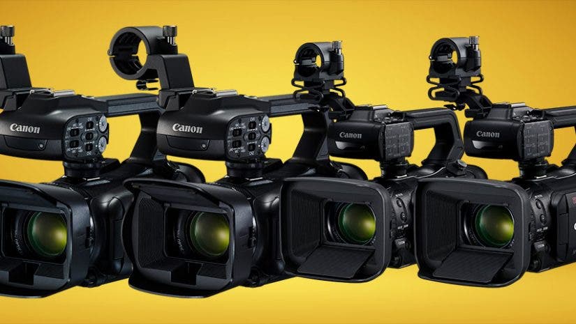 Canon pro camcorders XA40, XA45, XA50, XA55