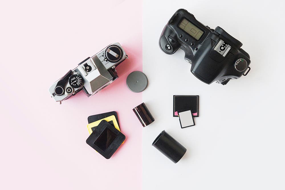 slr dslr camera