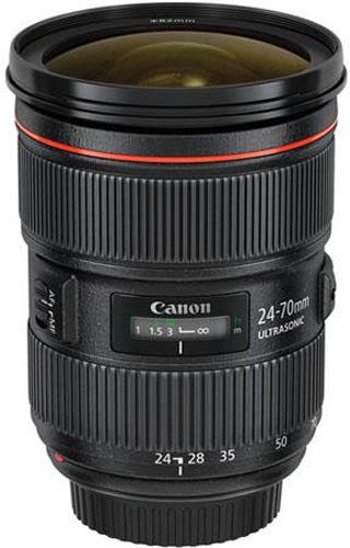 Canon EF 24-70mm f/2.8L II USM best Canon lens for video