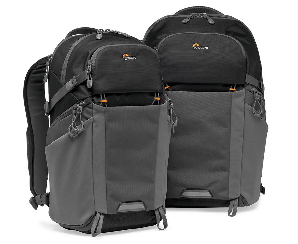 Lowepro Photo Active BP 200 AW (left) and 300 AW (right).