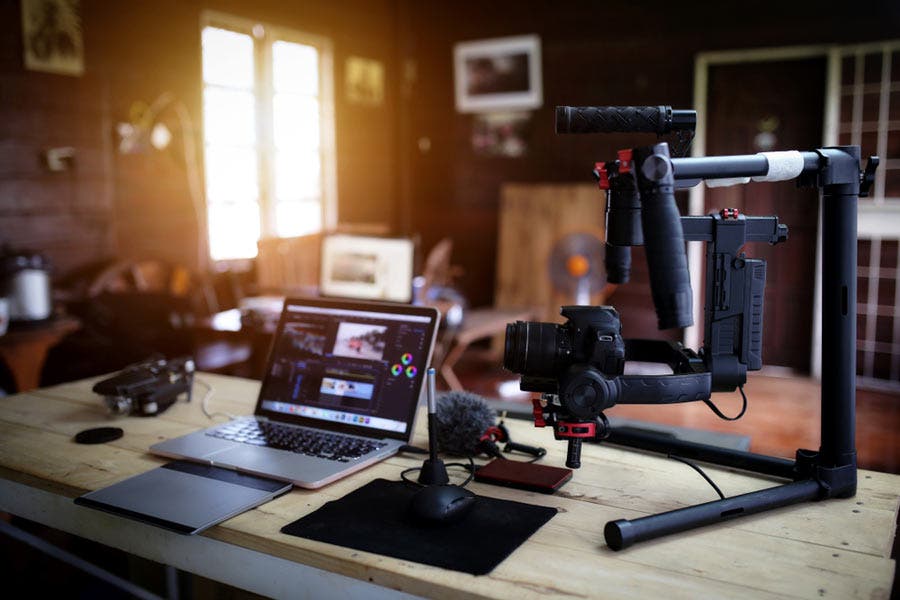 post-production set-up for a documentary