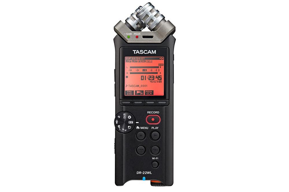 Tascam DR-22WL Portable Handheld Recorder with Wi-Fi