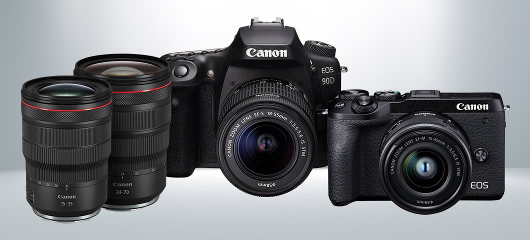canon eos m6 mark ii 90d rf lenses