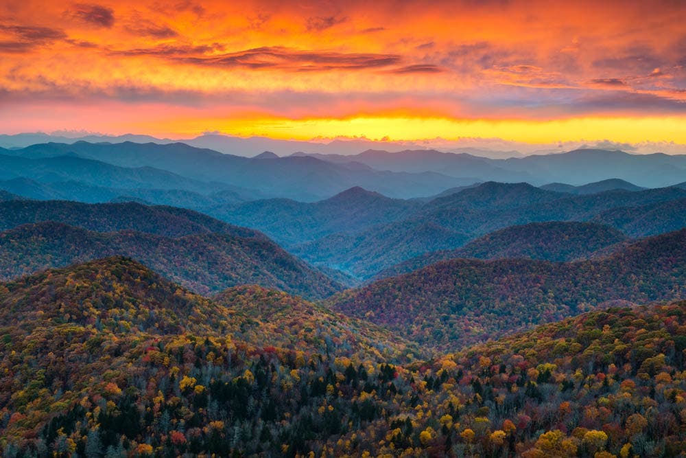 Asheville, North Carolina fall foliage