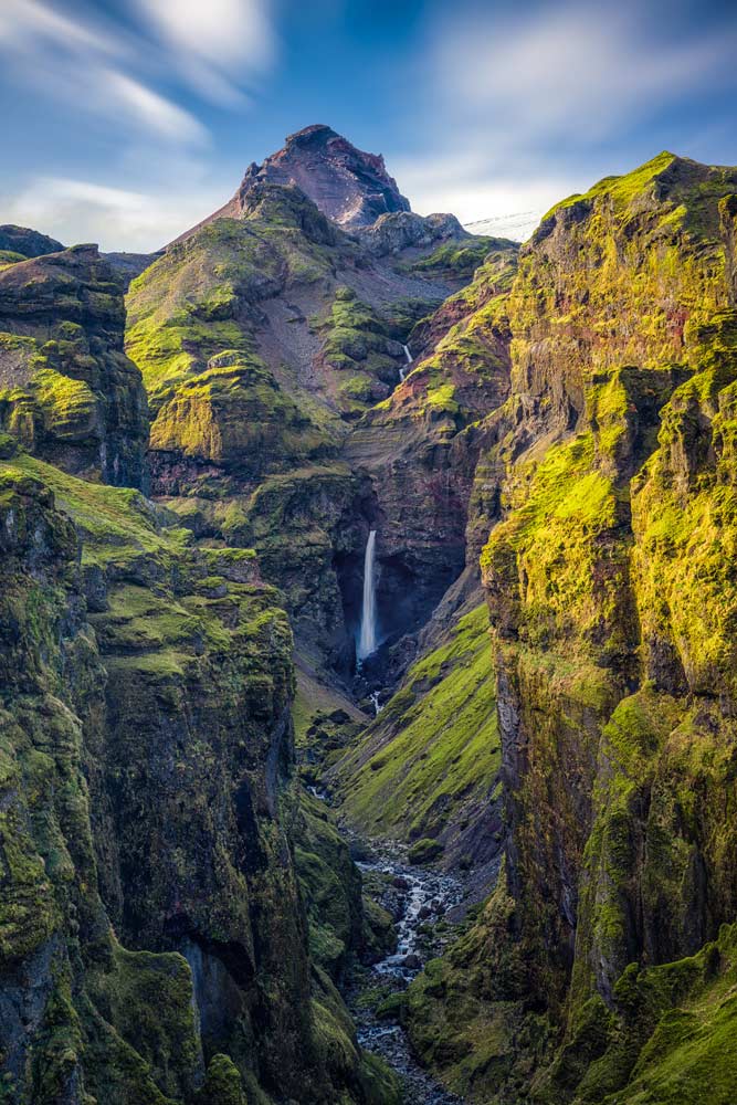 Mahesh Thapa long exposure photography waterfall iceland