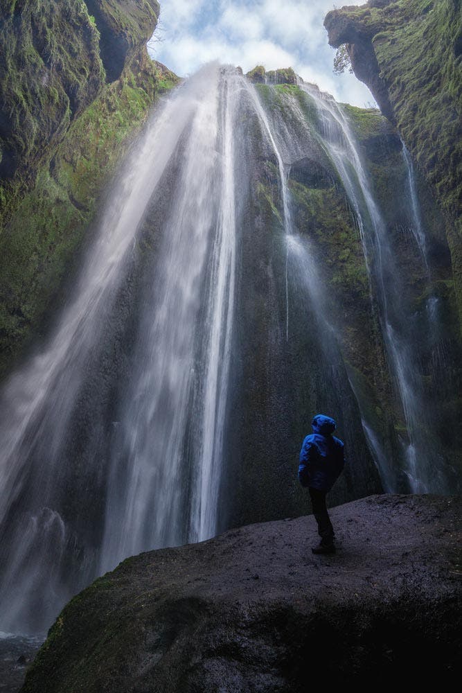 Mahesh Thapa long exposure photography waterfall iceland