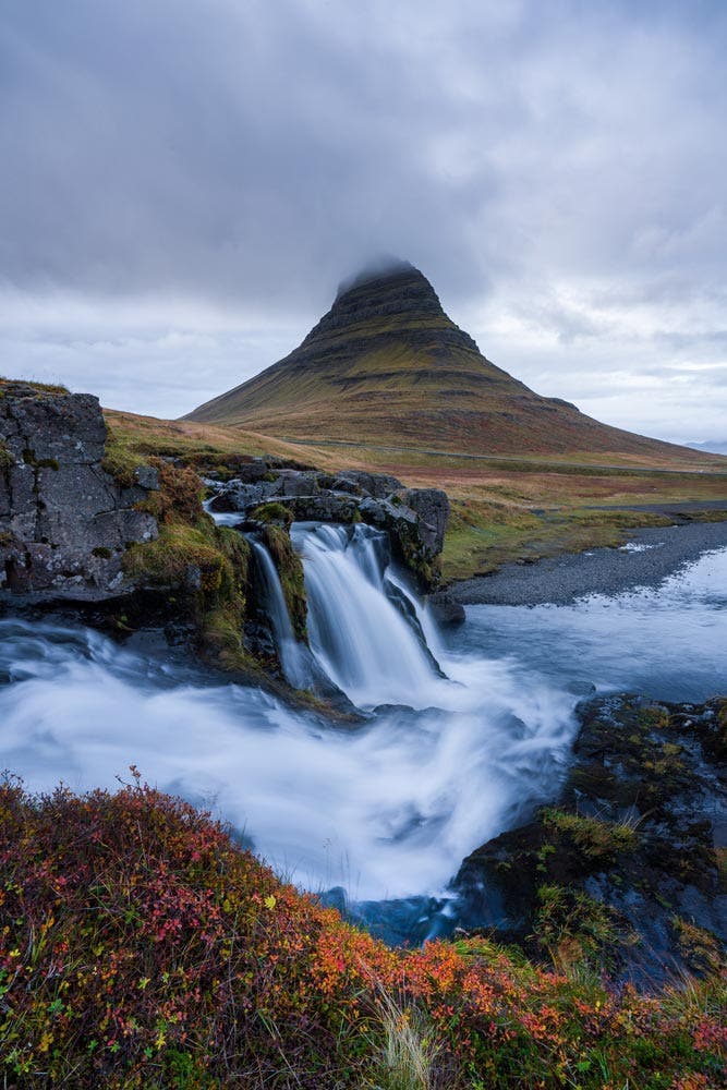 Mahesh Thapa long exposure photography waterfall iceland
