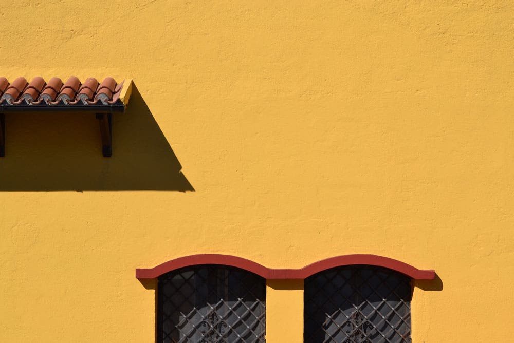 minimalist photography wall