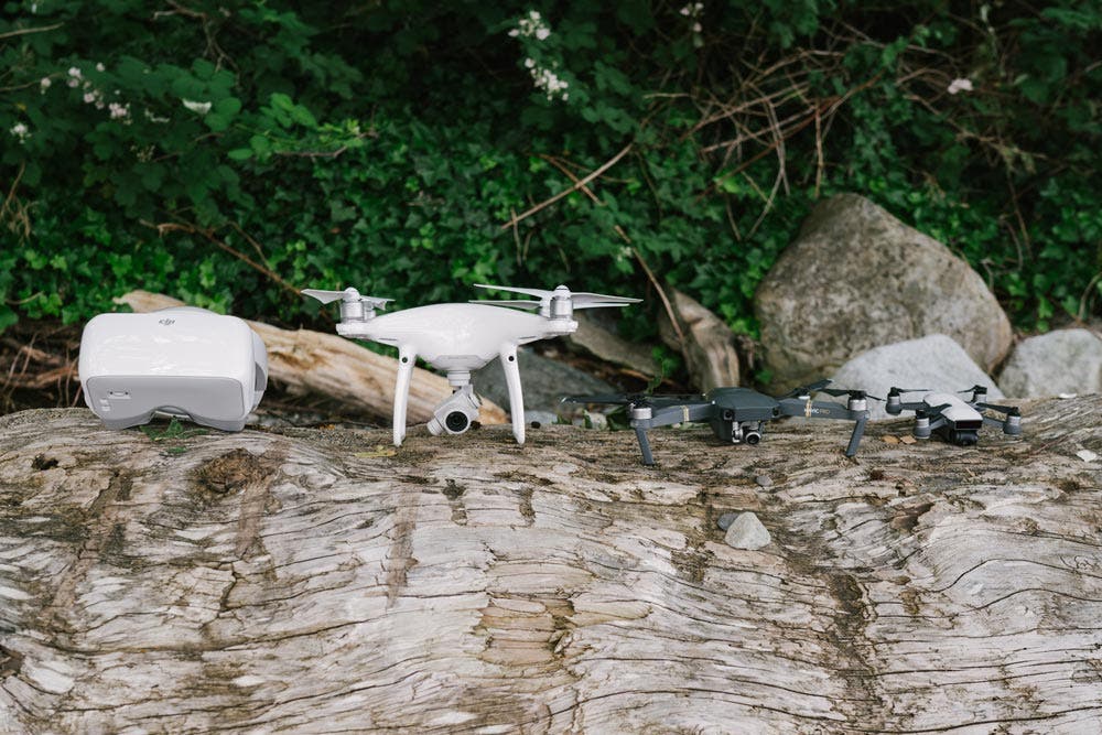 drones for videography wedding videos