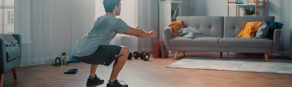 home workout work from home