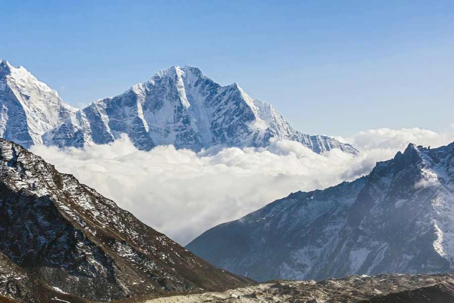 snow-covered mountain