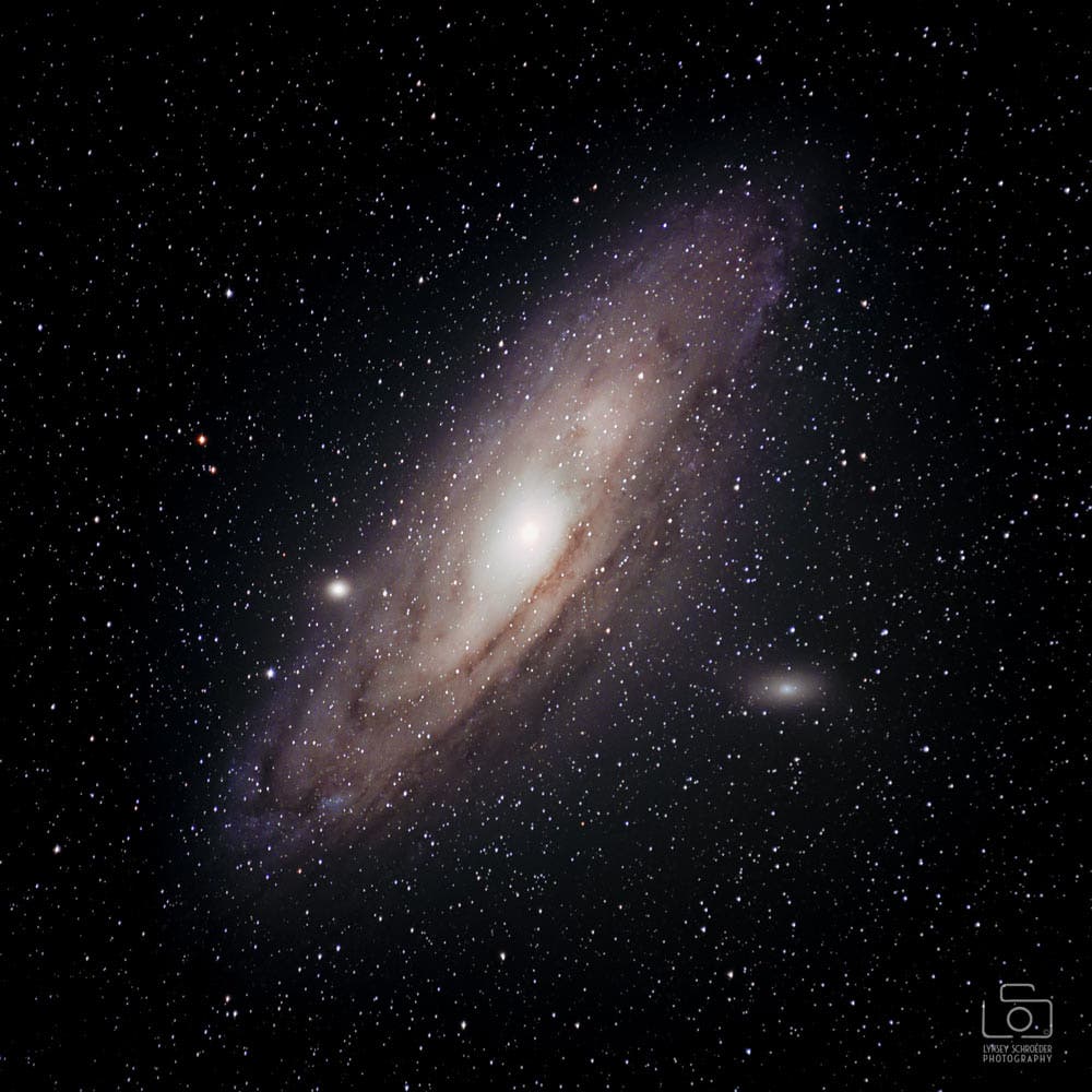 Lynsey Schroeder astrophotography andromeda galaxy canon eos ra