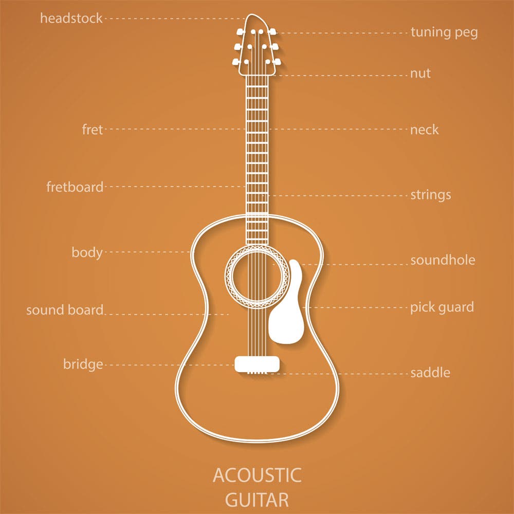 acoustic guitar parts
