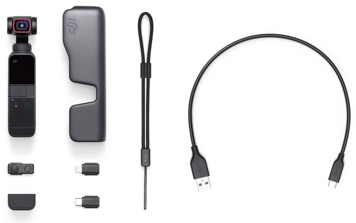 DJI Pocket 2 gimbal camera and accessories
