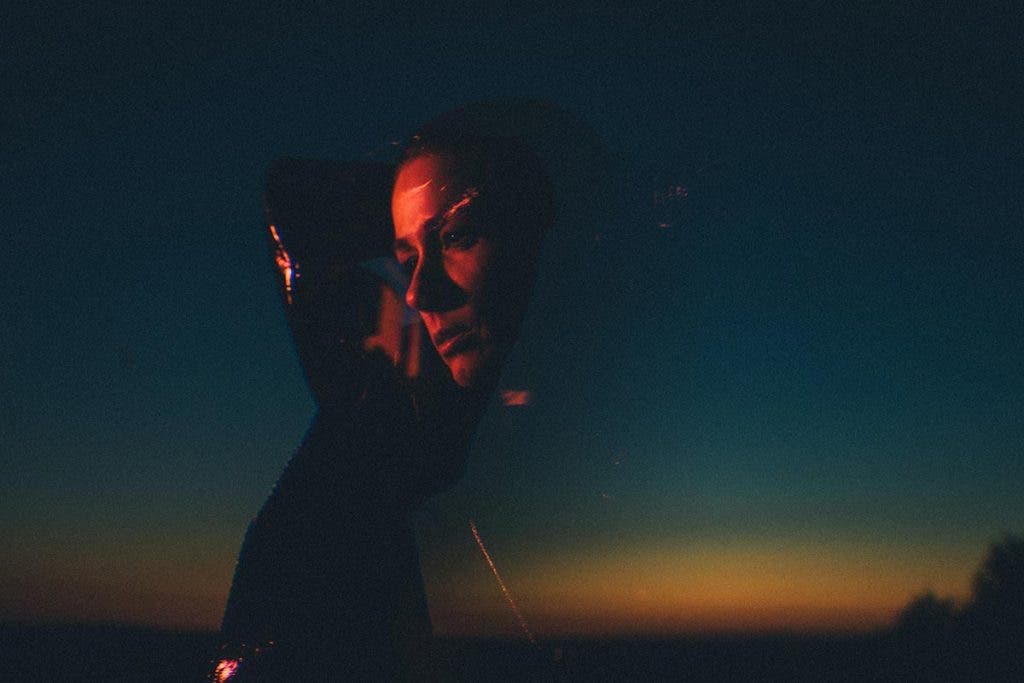 abstract photography portrait of a woman