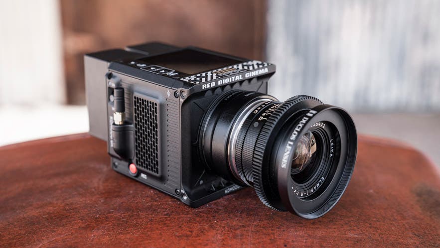 Red KOMODO 6K Camera on table