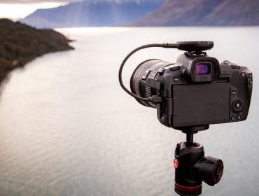 Syrp Genie Micro on camera landscape mountains outdoor photography