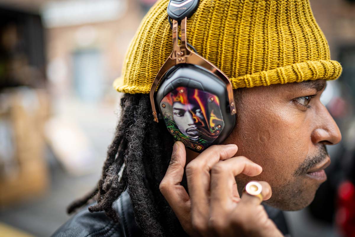 v-moda Jimi Hendrix Crossfade 2 headphones with watson dj review
