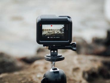 best action cameras on beach