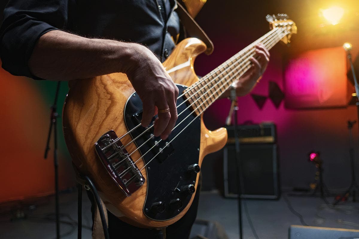 bass guitar player