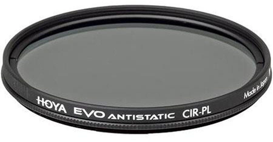 Hoya Evo Antistatic CPL Circular Polarizer Filter - 77mm - Dust / Stain / Water Repellent, Low-Profile Filter Frame