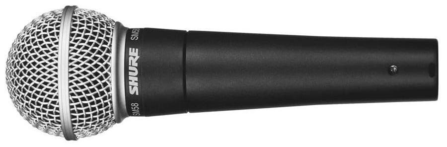 Shure SM58-LC Cardioid Dynamic Handheld Wired Microphone