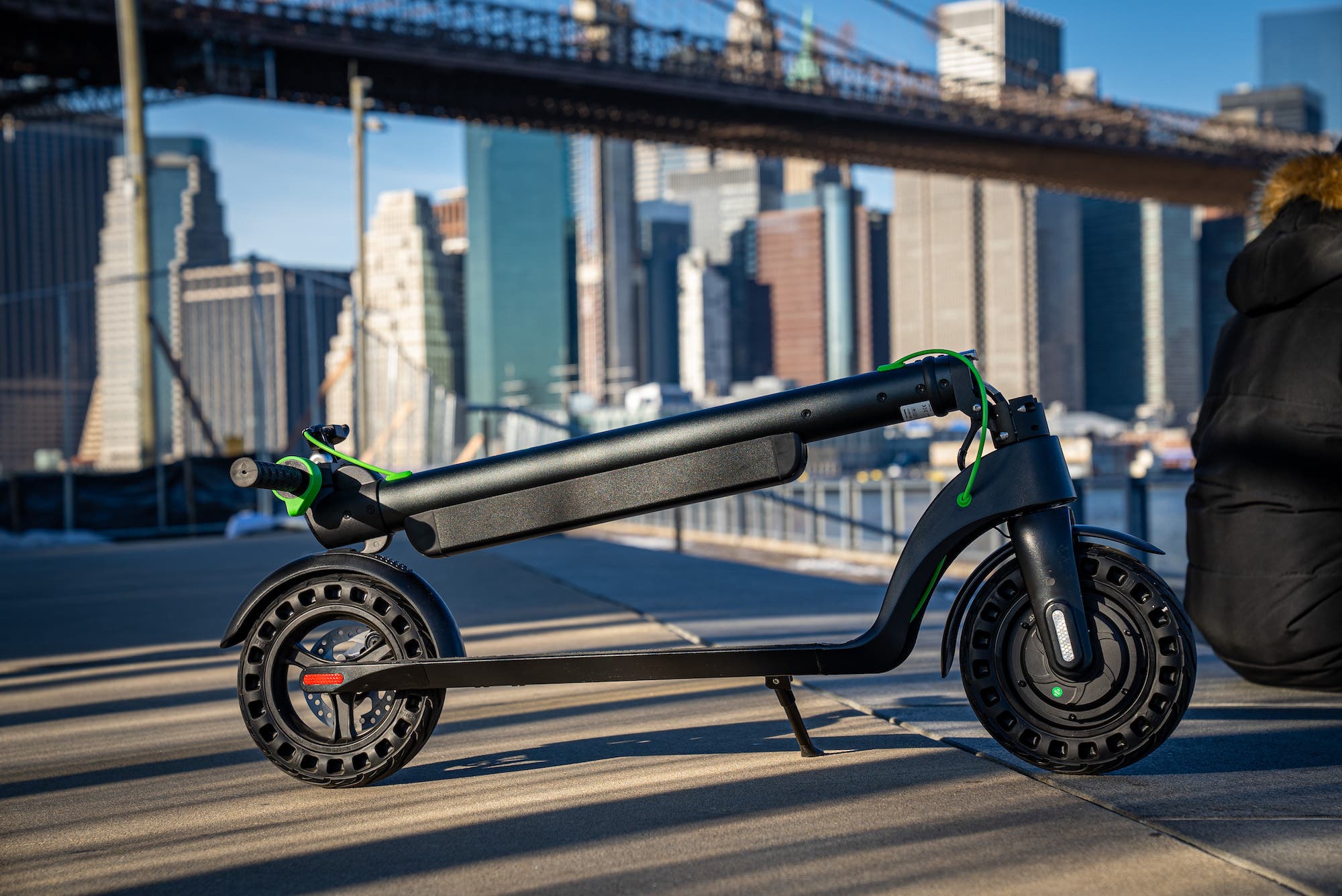 Slidgo X8 Scooter Folded