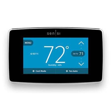 Emerson Electric Sensi Touch Wi-Fi Smart Thermostat, Black