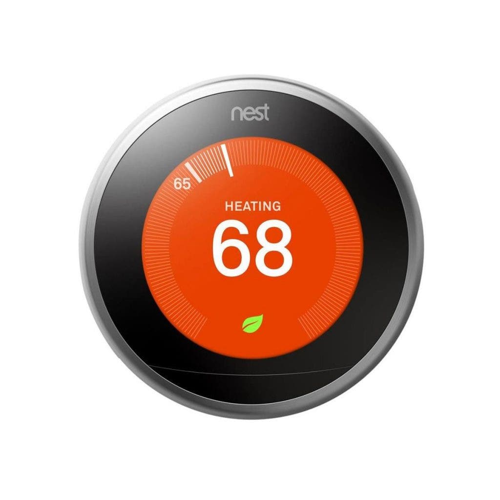 Google Nest Learning Thermostat 3rd Generation, Stainless Steel