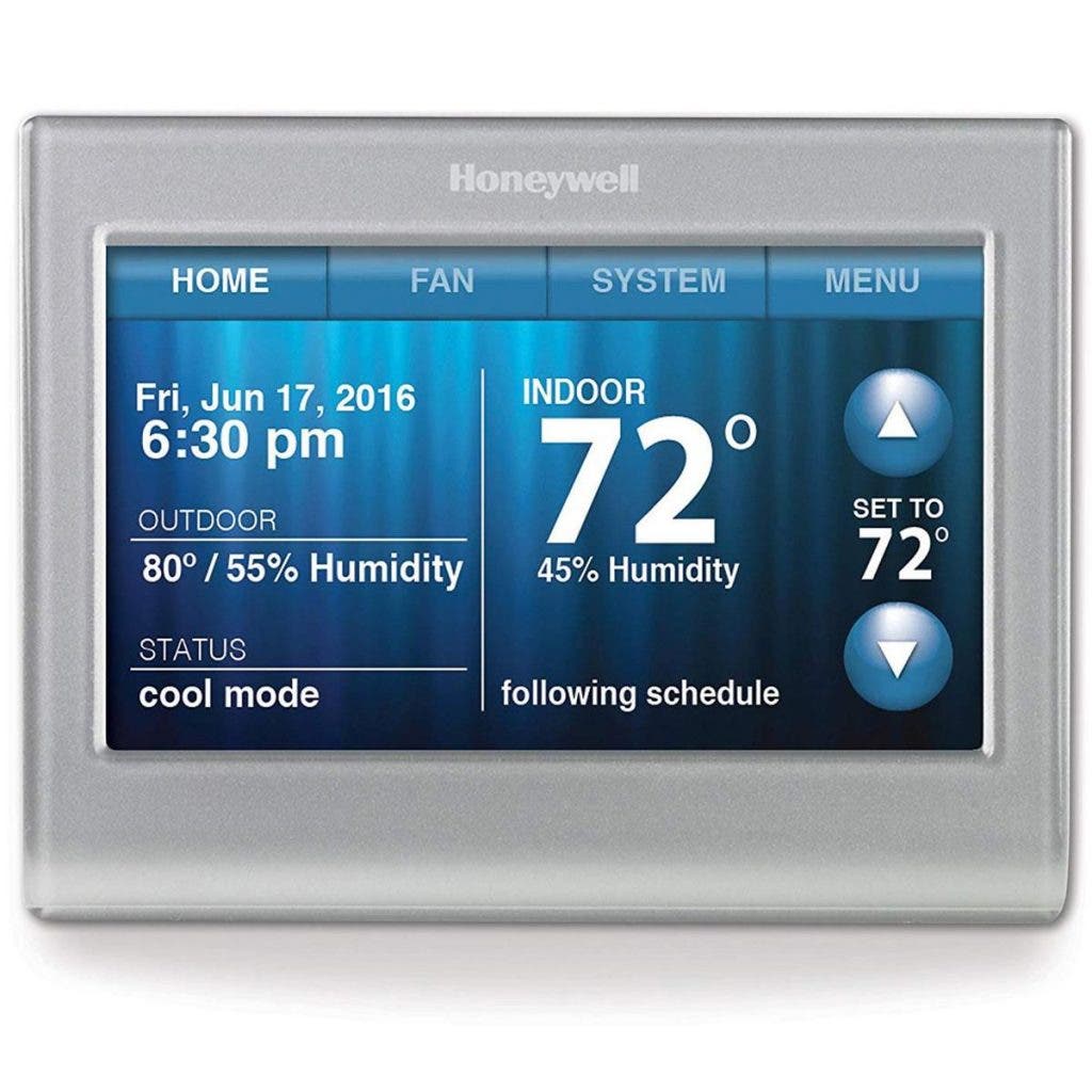 Honeywell Wi-Fi 7-Day Programmable Touchscreen Smart Thermostat, White