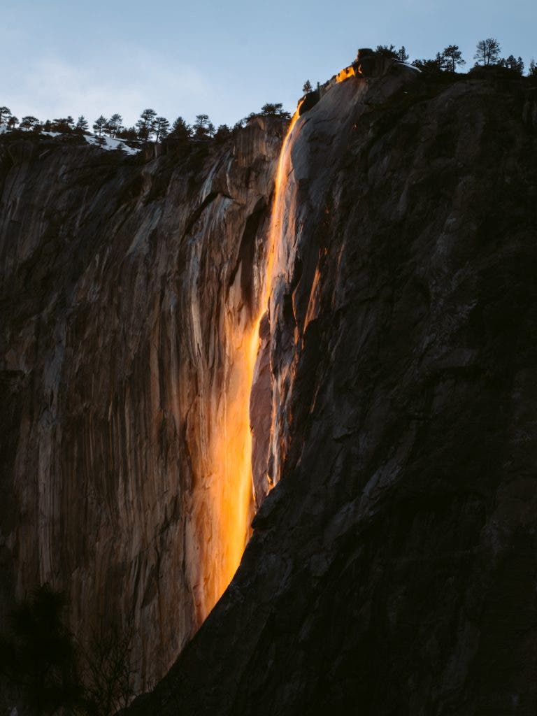 Yosemite Firefall Photos