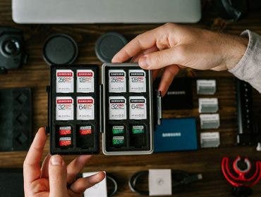 memory cards in sd card folder