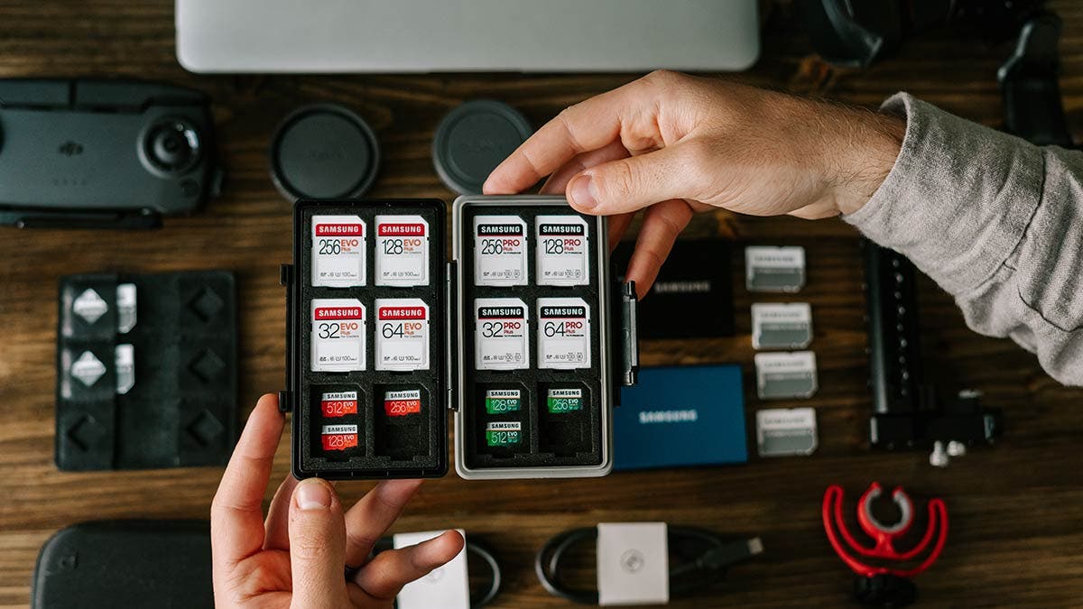 memory cards in sd card folder