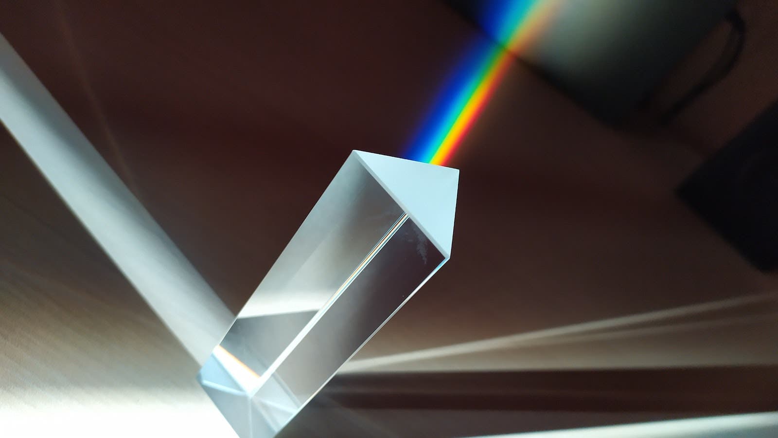 prism photography prism in action with rainbow lights