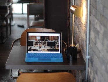 best ultraportable laptops laptop on table in coffee shop