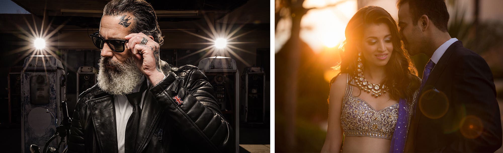 Comparison of different aperture settings