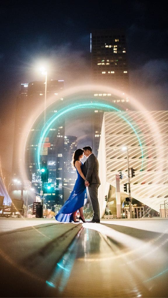 lens flare tips for night photography ring of fire
