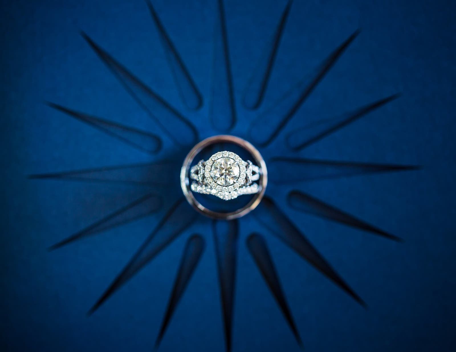 ring shot with radial symmetry