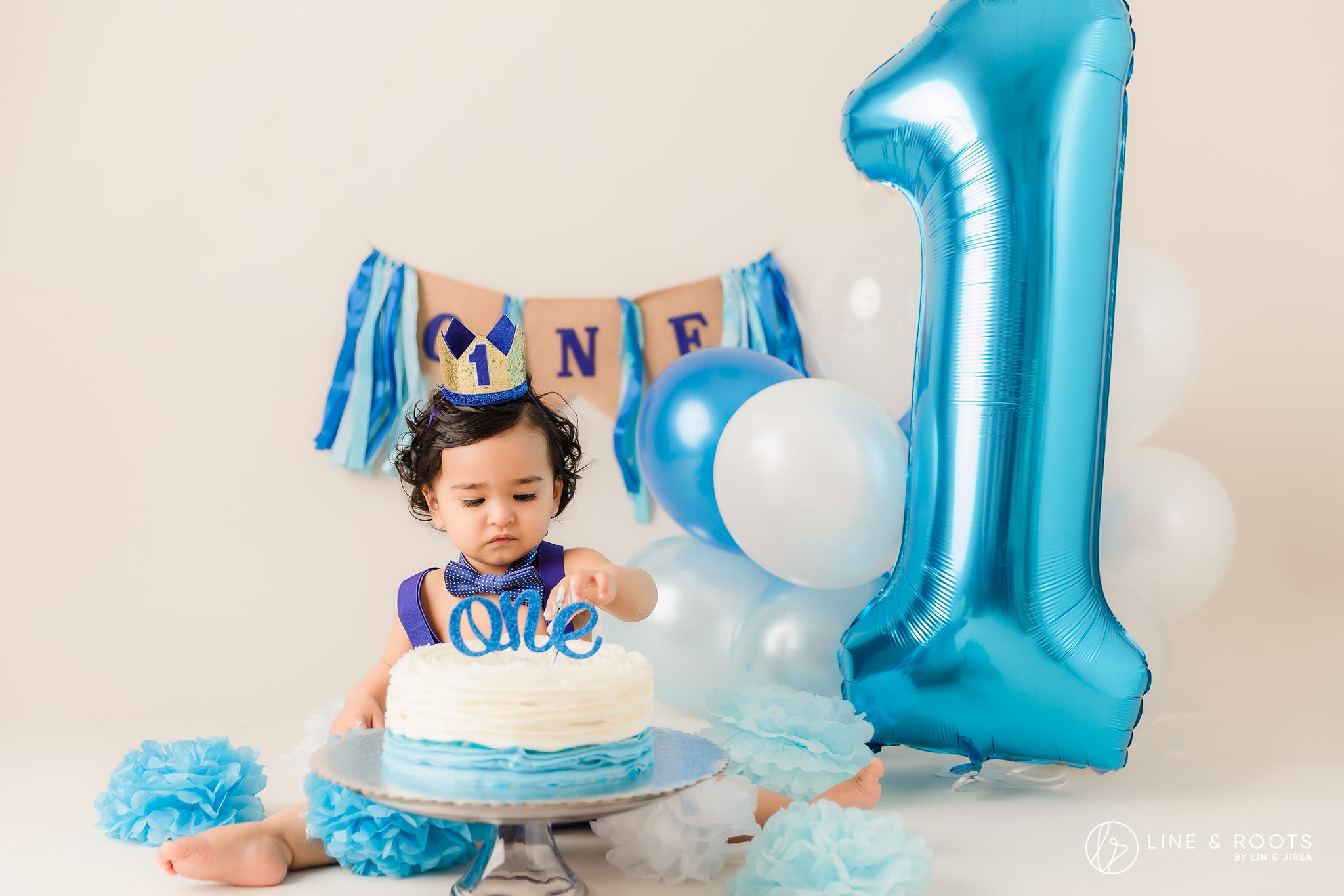 cake smash photos slow going