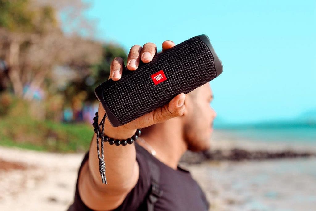 bluetooth speaker beach