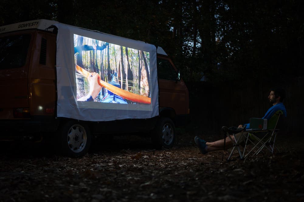BenQ outdoor projector