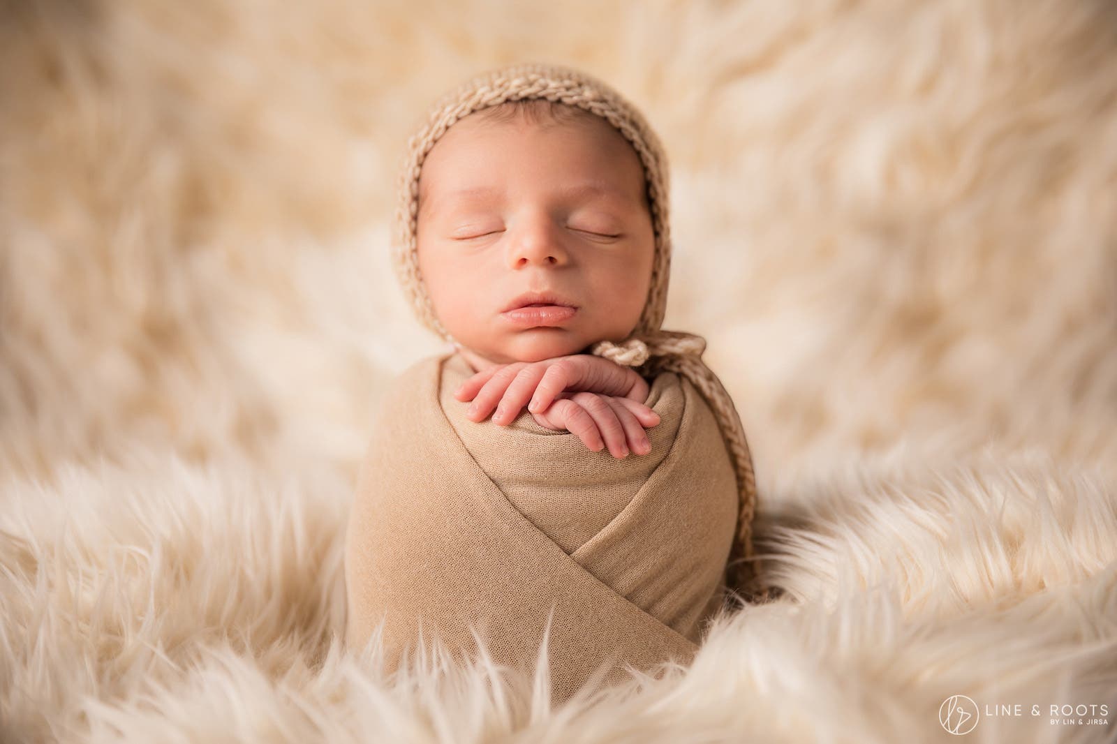newborn photography ideas and props potato sack pose