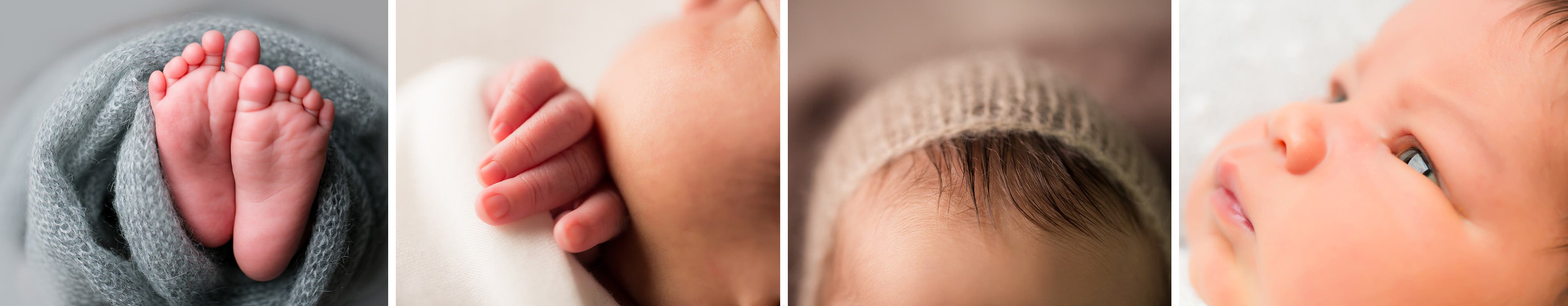 close ups of newborn photography ideas and tips in action