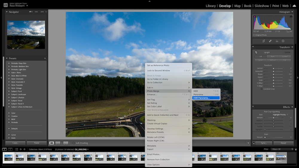 Creating Panoramic Photos with the DJI Mavic 3