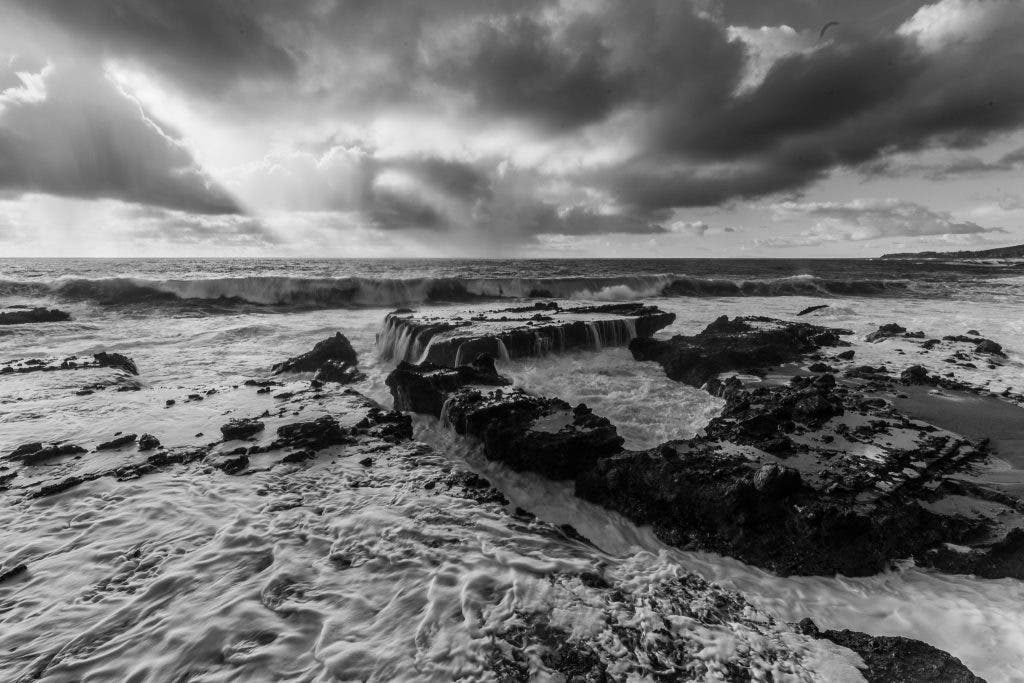 HDR Photography at the beach during a storm