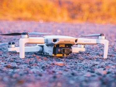 dji mini 2 drone landed
