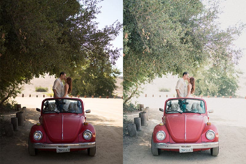 presets before and after