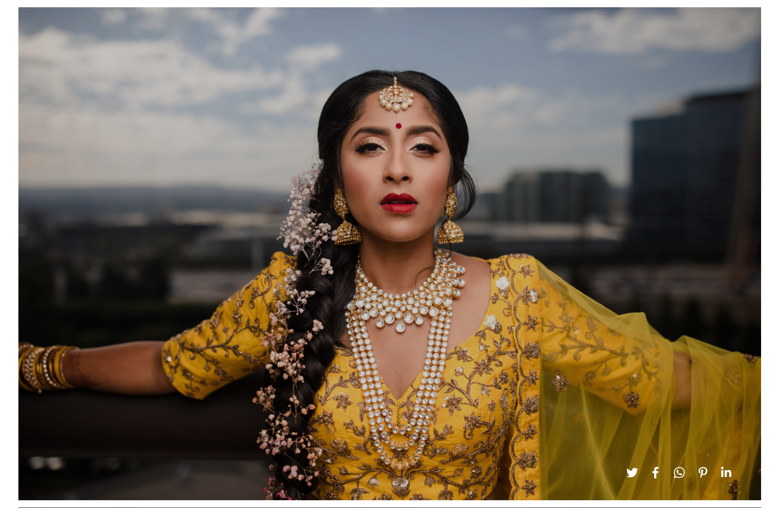 photoshoot moodboard example with Pinterest hover option