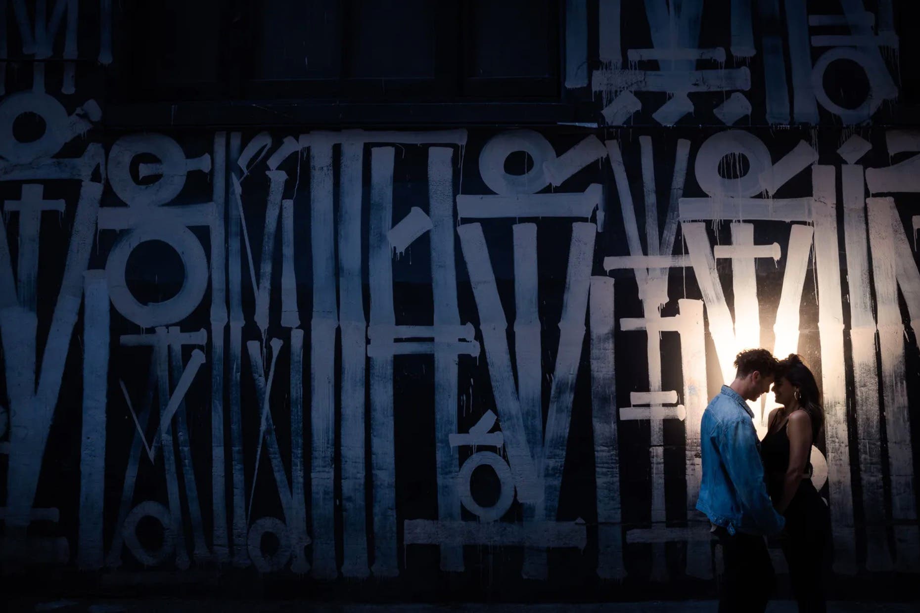 backlit silhouettes