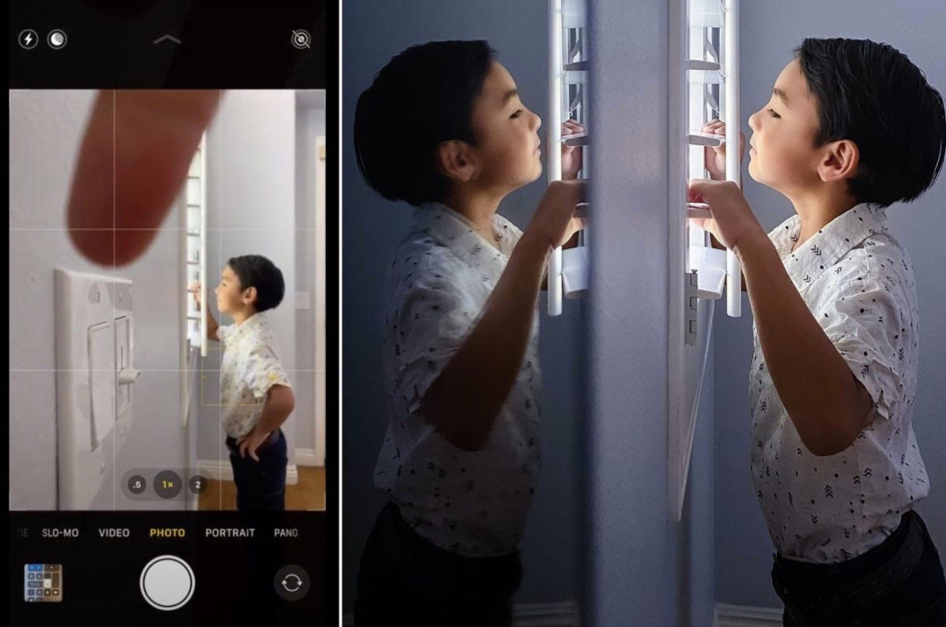 Reflection on iPhone